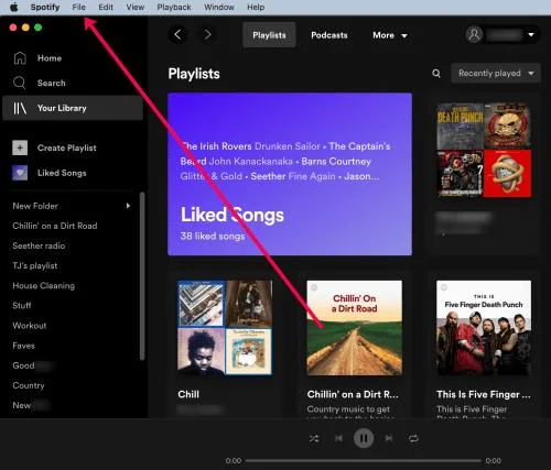 Как да изтриете плейлист в Spotify