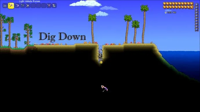 Как да намерите Aether Biome в Terraria