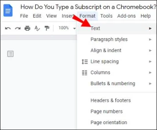 Как да въвеждате експоненти на Chromebook