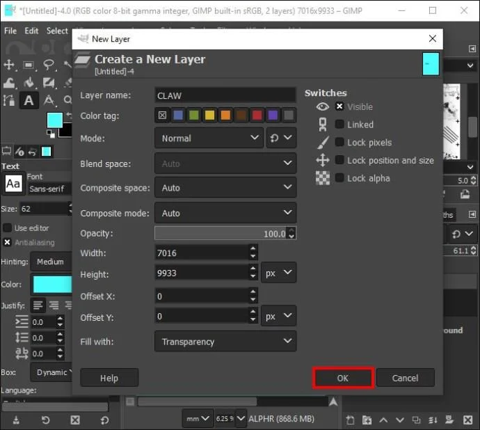 Как да направите ефект на блясък в GIMP