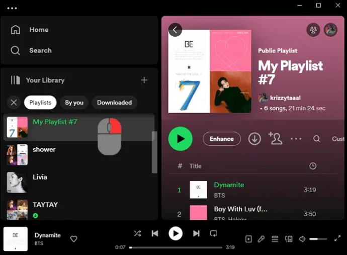 Как да добавите няколко песни към плейлист в Spotify
