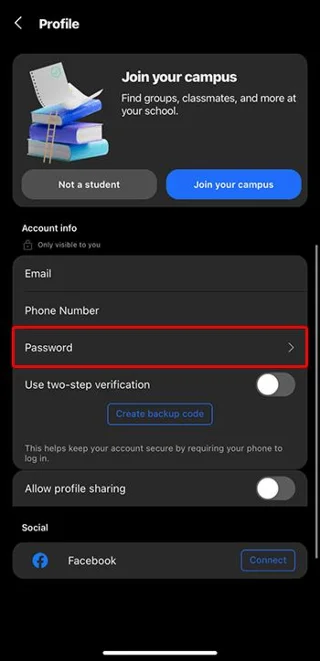Как да нулирате парола в GroupMe