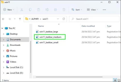 Hvernig á að gera verkefnastikuna minni í Windows 11