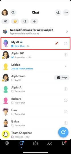Πώς να χρησιμοποιήσετε το AI μου στο Snapchat