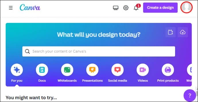 Как да промените езика в Canva