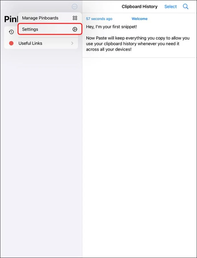 Как да изчистите клипборда на iPad