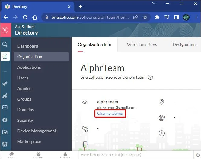 Πώς να αλλάξετε τον Super Admin στο Zoho