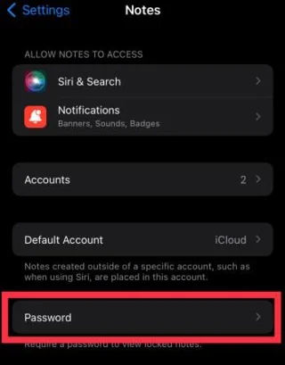Как да защитите с парола Apple Notes