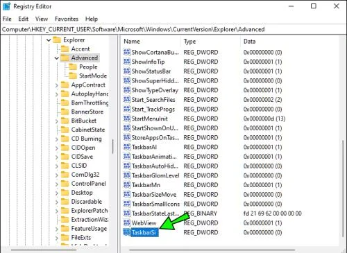 Hvernig á að gera verkefnastikuna minni í Windows 11