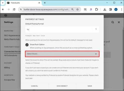 Как да свържете социални медии в Squarespace