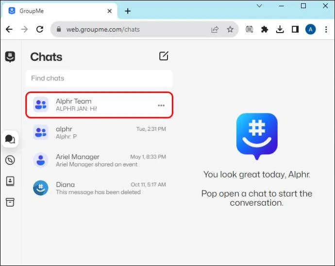 Как да коригирате групата GroupMe, която не се показва