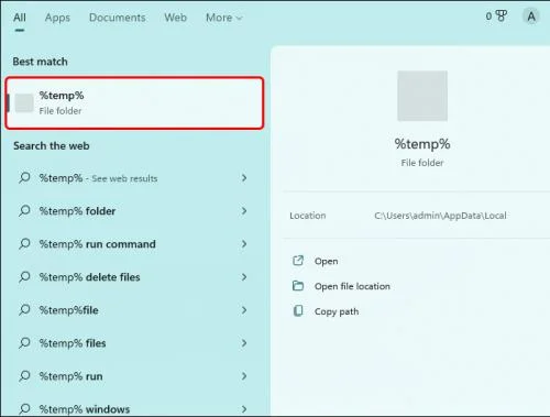 Hvernig á að eyða tímabundnum skrám á Windows 10 eða 11 tölvu