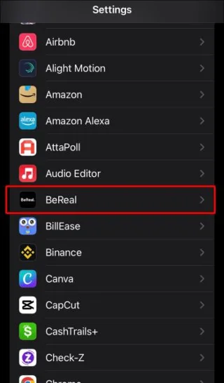 Как да включите или изключите местоположението в BeReal