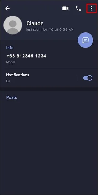 Как да видите нечий телефонен номер в Telegram