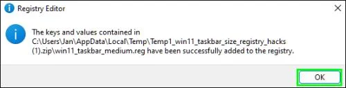 Hvernig á að gera verkefnastikuna minni í Windows 11