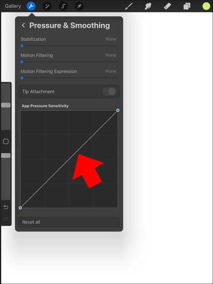 Procreate: Πώς να απενεργοποιήσετε την ευαισθησία πίεσης