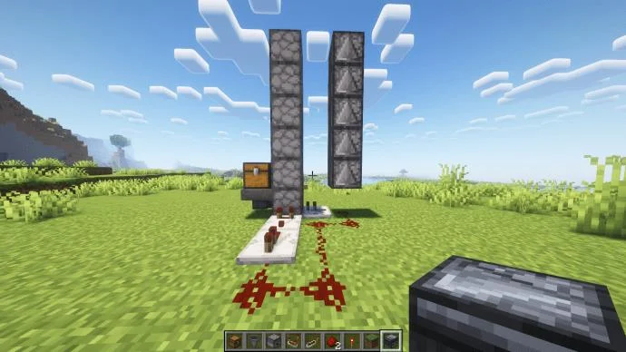 Как да накарате бункерите да се издигнат в Minecraft