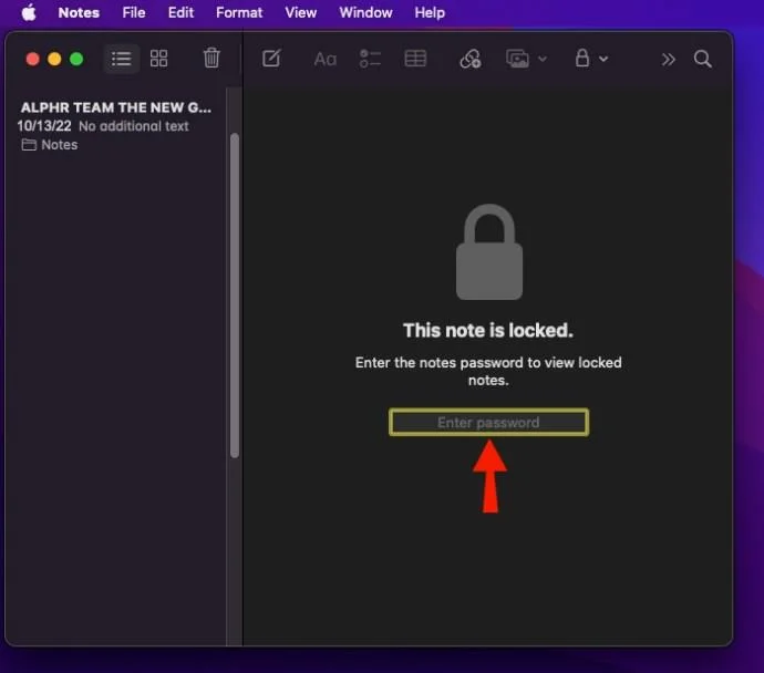 Как да защитите с парола Apple Notes