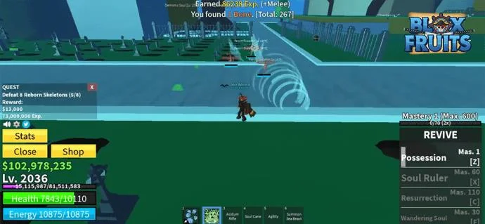Как да получите соул китарата в Blox Fruits
