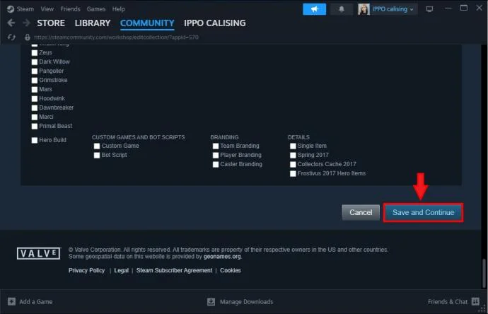 Как да направите колекция в Steam