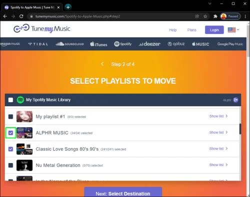 Как да конвертирате плейлист от Spotify в Apple Music