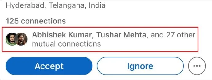 LinkedIn: Как да видите общи връзки