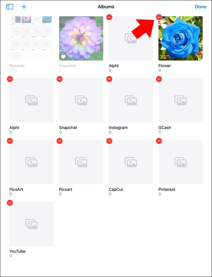Как да изтриете албуми на iPad