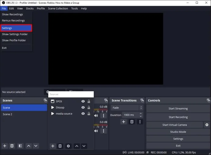 Как да записвате MP4 в OBS