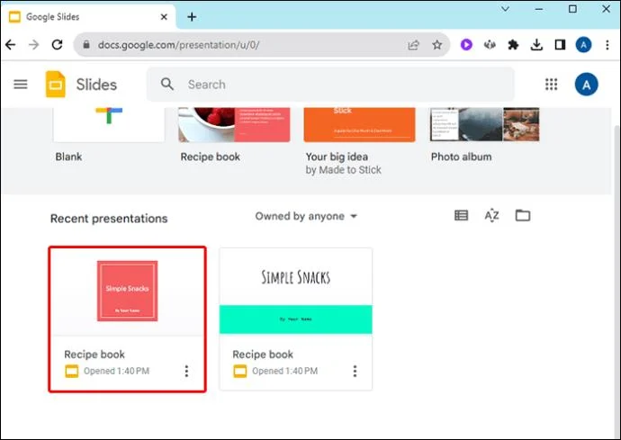 Как да промените цветовете на темата в Google Презентации