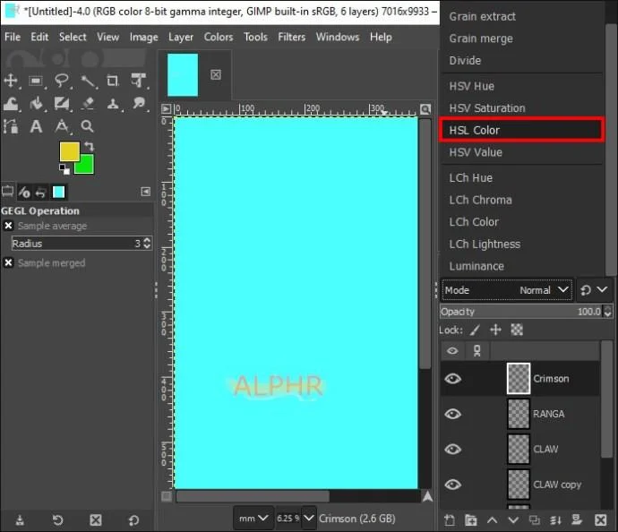Как да направите ефект на блясък в GIMP