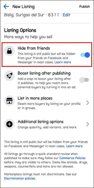 Πώς να δείτε κρυφές πληροφορίες στο Facebook Marketplace