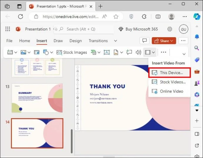 Как да вградите видео в PowerPoint