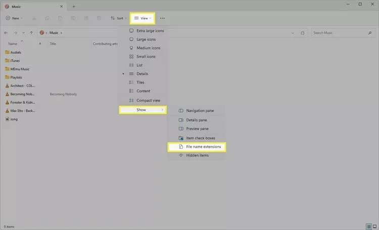 4 måder at ændre filudvidelser i Windows 11