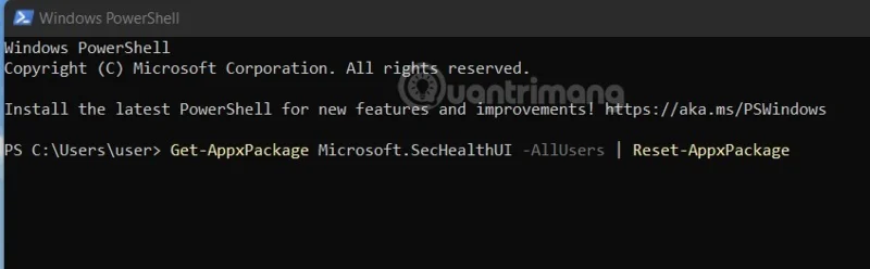 Odpravite napako, da ni mogoče odpreti Varnosti sistema Windows v sistemu Windows 11