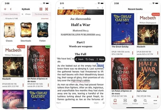 8 най-добри софтуера за четене на книги на iPhone