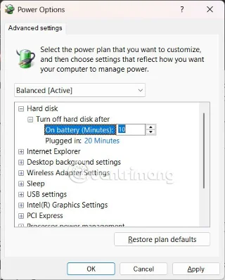 Sådan slukker du en harddisk i Windows 11, når den ikke er i brug.