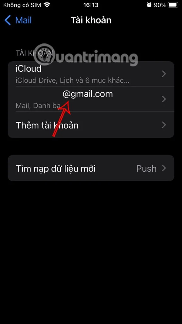 Οδηγίες για αποσύνδεση από το Mail στο iPhone