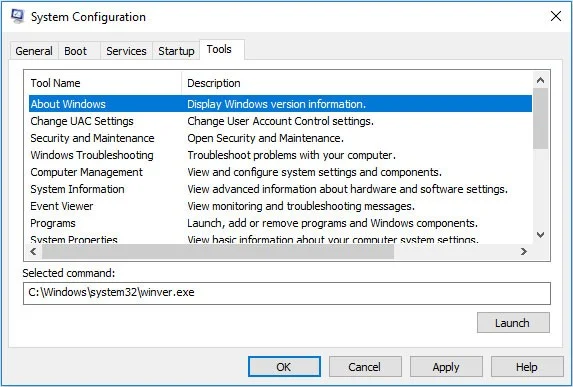 Jak otevřít a používat MSConfig ve Windows 10