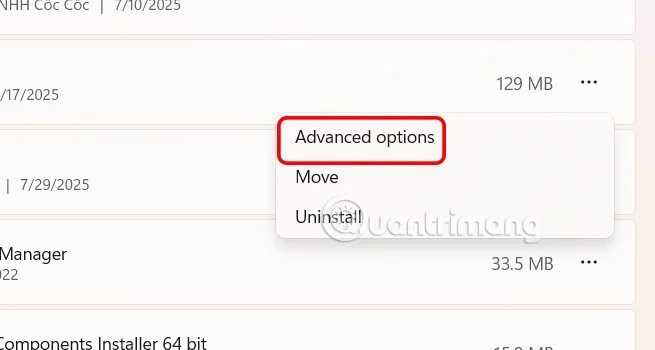 Kako ponastaviti aplikacije v računalnikih z operacijskim sistemom Windows