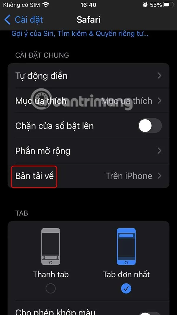 Πώς να αλλάξετε την τοποθεσία λήψης στο Safari για iPhone