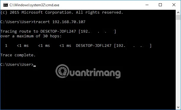 Povzetek pogostih ukazov Zaženi CMD