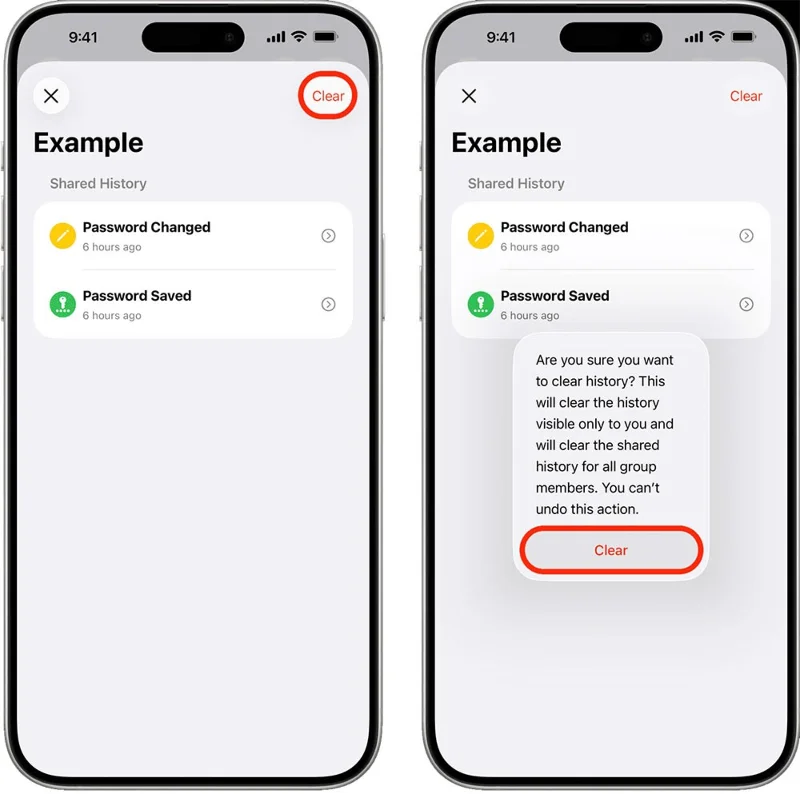 Инструкции за преглед на стари пароли за акаунти, запазени на iPhone