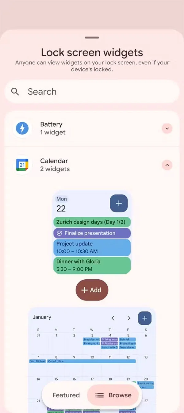 Ako používať widget uzamknutej obrazovky systému Android