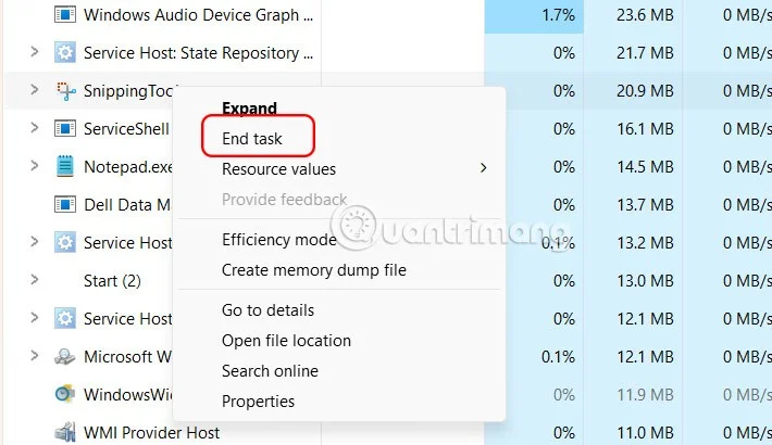 Kako odpraviti težavo, zaradi katere orodje Snipping Tool nenehno prikazuje napako Kako odpraviti težavo, zaradi katere orodje Snipping Tool nenehno prikazuje napako