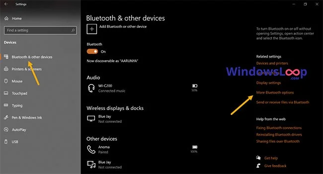 Jak zobrazit chybějící ikonu Bluetooth na hlavním panelu systému Windows