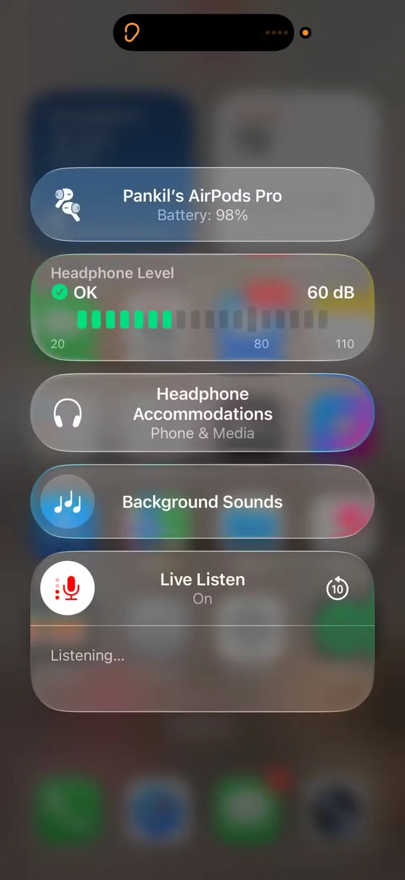 Jak používat funkci Upozornění na konverzaci a Živý poslech na AirPods
