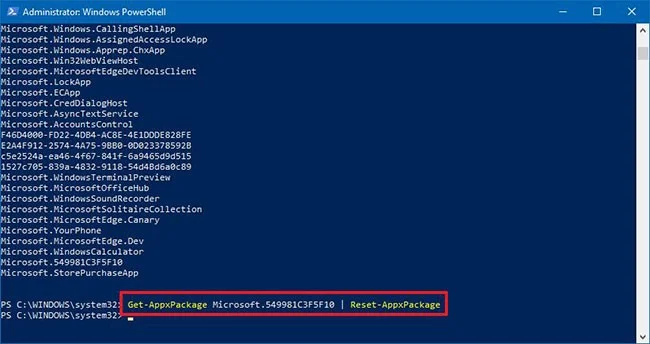 Kako ponastaviti aplikacije v računalnikih z operacijskim sistemom Windows