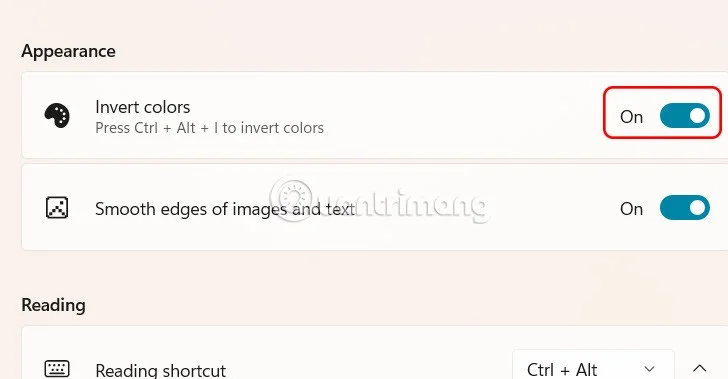 Kako obrniti barve zaslona s pomočjo povečevalnika v sistemu Windows 11