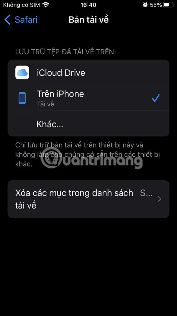 Πώς να αλλάξετε την τοποθεσία λήψης στο Safari για iPhone