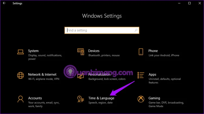 Sådan repareres manglende sproglinje i Windows 10